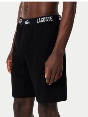 Lacoste Mens Lounge Shorts Black Numerous Sizes